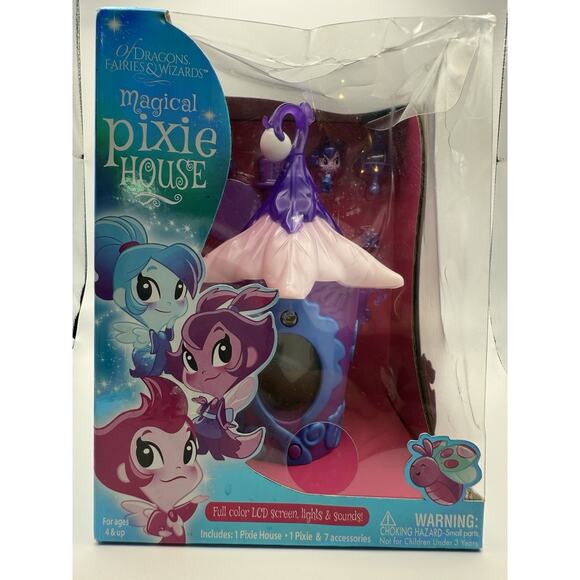 Other - Of Dragons Fairies & Wizards Magical Pixie House New in Box